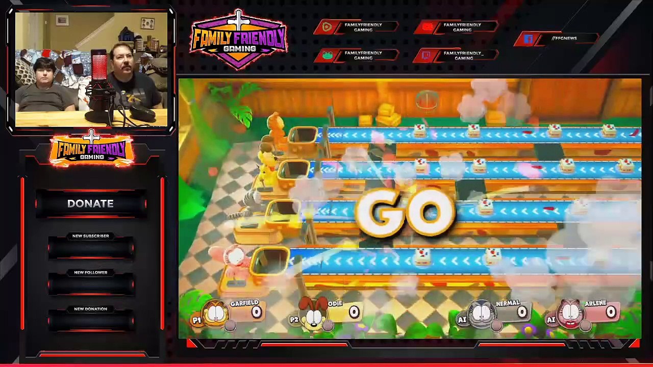 Garfield Lasgna Party Gameplay