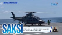 Medical evacuation, isa sa inensayo sa Sulu Sea bilang bahagi ng Balikatan exercises | Saksi