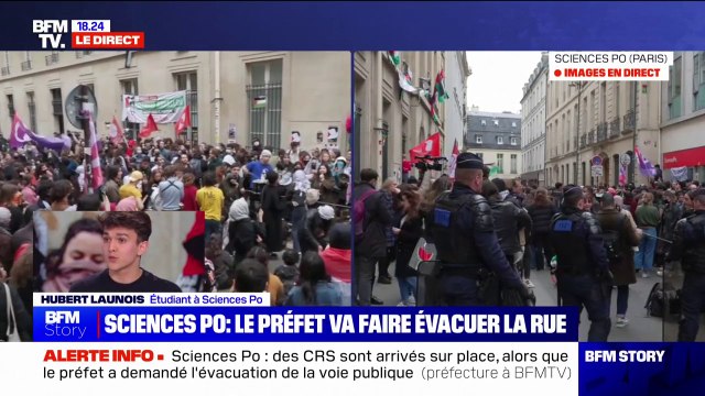 Sciences Po: Il y a un mouvement de masse majoritaire affirme Hubert Launois, étudiant à Sciences Po