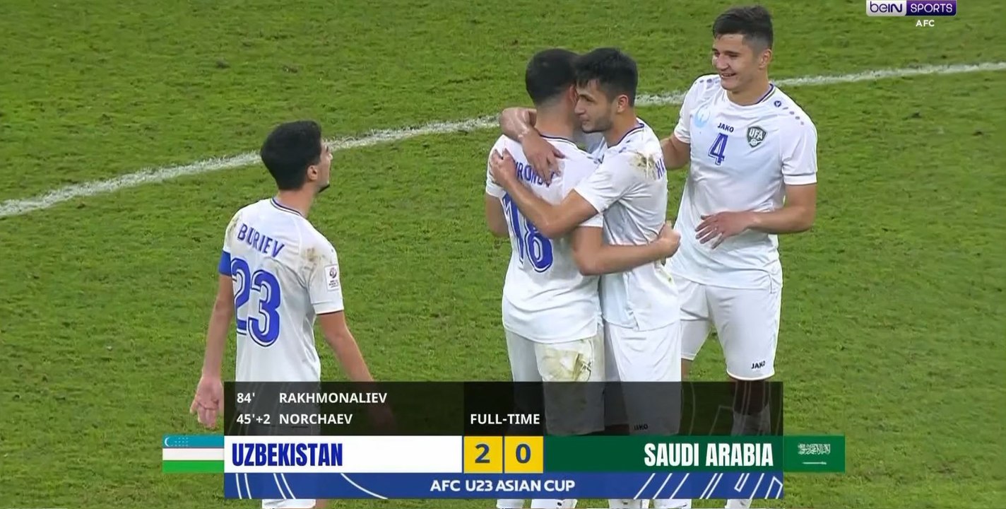 منتخب أوزبكستان يتغلّب على نظيره منتخب السعودية...