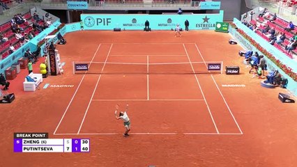 Madrid - Qinwen Zheng abandonne, Putintseva poursuit sa route