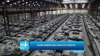 Suède déploie des tanks en Lettonie