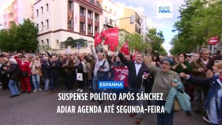 Suspense político em Espanha após Sánchez adiar agenda até segunda-feira