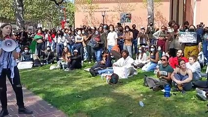 Protestas propalestinas se multiplican en las universidades de EEUU