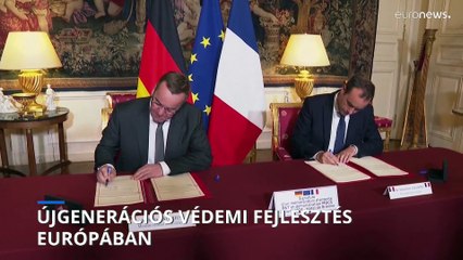 Milliárd eurós fegyverprojektet írt alá a német és a francia védelmi miniszter