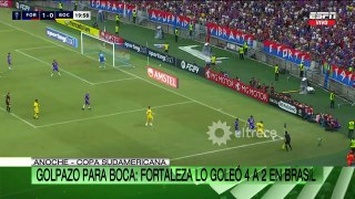 Boca sufrió un duro golpe en Brasil_ perdió 4-2 con Fortaleza por la Copa Sudamericana
