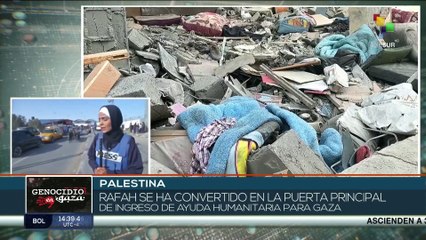 Rafah se convirtió en la puerta de ingreso de ayuda humanitaria