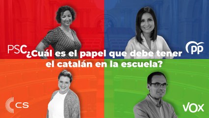 ¿Cuál es el papel que debe tener el catalán en la escuela?