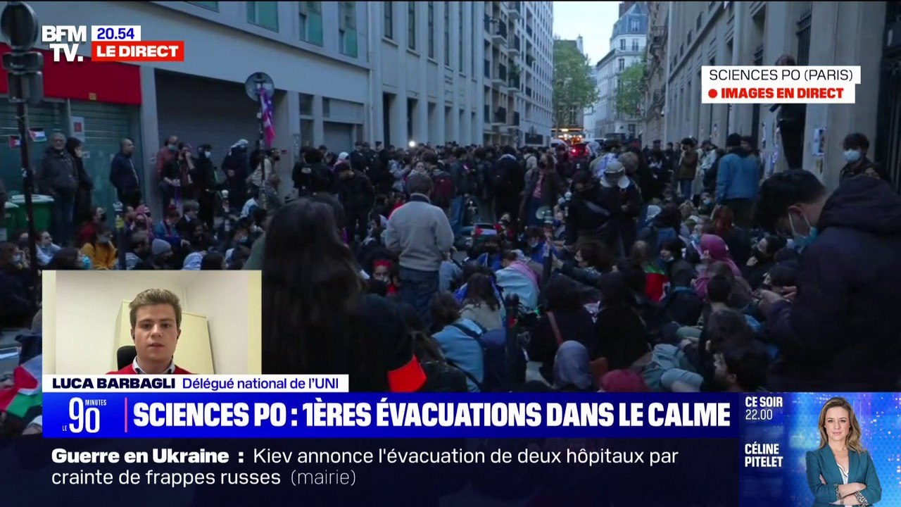 Blocage de Sciences Po Paris: "Avoir une parole autre que celle de soutenir la Palestine et le Hamas n'est pas possible", affirme Luca Barbagli (délégué national du syndicat UNI)