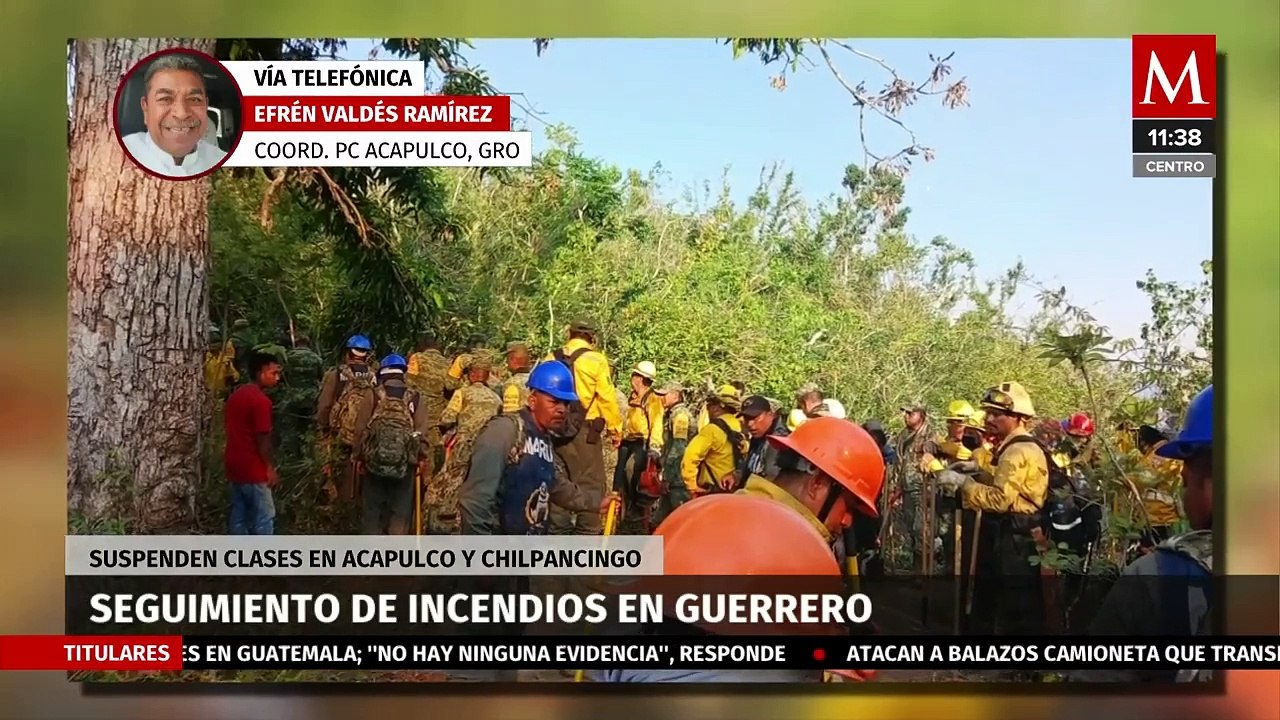 Controlan incendios en Acapulco en un 50%, informa Protección Civil