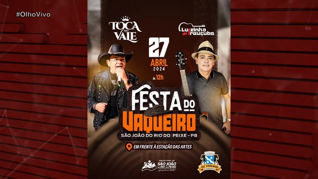Toca do Vale e Luizinho de Irauçuba animam tradicional cavalgada em São João do Rio do Peixe