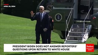 JUST IN: Biden Does Not Answer Reporter Asking Him If He's Ready To Debate Trump