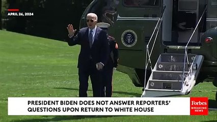 JUST IN: Biden Does Not Answer Reporter Asking Him If He's Ready To Debate Trump