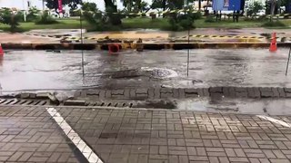 Agesfis identifica vazamento de esgoto na avenida Beira Mar, Cagece é autuada