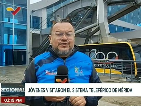 Jóvenes del estado Mérida visitaron el teleférico Mukumbarí a través del programa JuvenTour