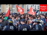 Over 100 Students Removed From Pro-Palestine Protest At Paris University By Police