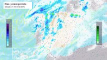 Mañana un frente estacionario dejará lluvias en estas zonas de España