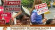 Caracas | Trabajadores petroleros expresan su rechazo a las medidas coercitivas impuestas por EE.UU.