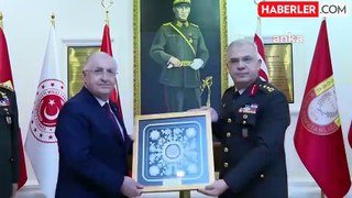 Milli Savunma Bakanı Yaşar Güler, Kıbrıs Türk Barış Kuvvetleri'nde incelemelerde bulundu