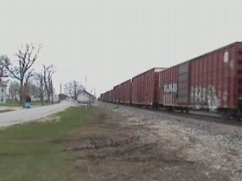 BNSF Manifest with B40-8s!!