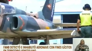 Zulia | FANB neutralizó una aeronave que ingresó de manera ilícita a cielo venezolano