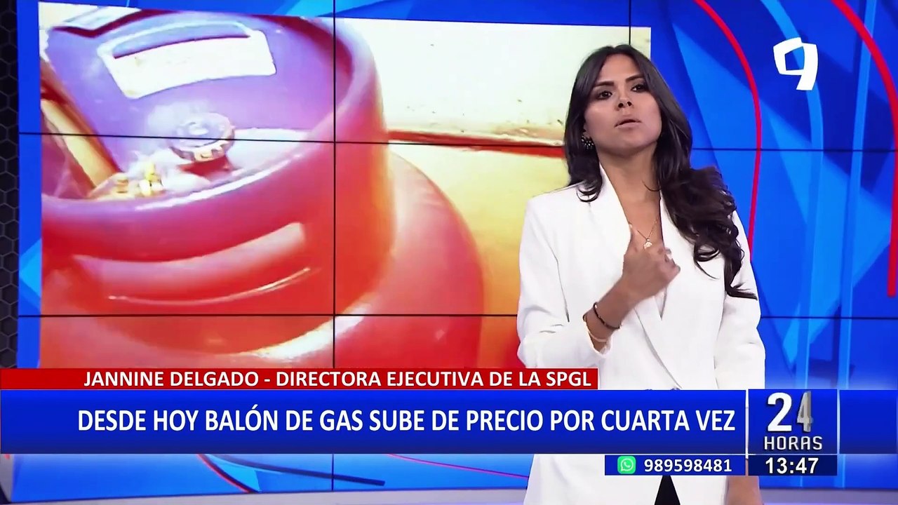 "El precio del balón de gas ha aumentado 7 soles desde enero," señala directora ejecutiva de SPGL