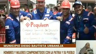 Anzoátegui | Trabajadores petroleros expresan su compromiso con la patria y el Pdte. Maduro
