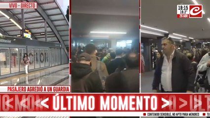 Subte: paro sorpresivo en la línea C por agresión a un guardia