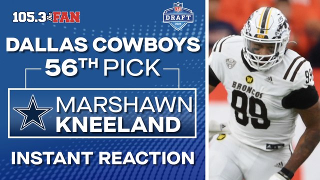 Cowboys draft Marshawn Kneeland, Western Michigan DE with 56th pick