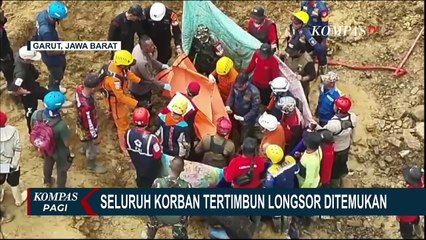 Tiga Korban Longsor di Garut Ditemukan Dalam Kondisi Meninggal Dunia