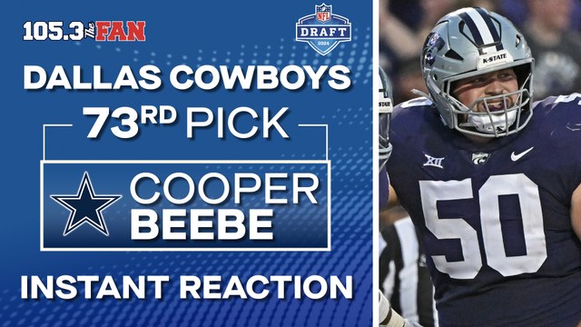 Cowboys draft Cooper Beebe, Kansas State OG with 73rd pick