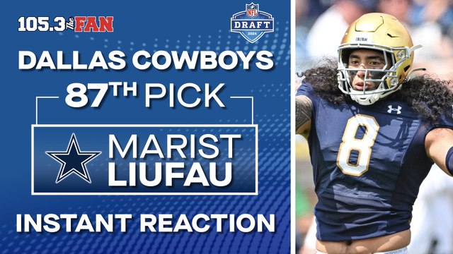 Cowboys draft Marist Liufau, Notre Dame LB with 87th pick