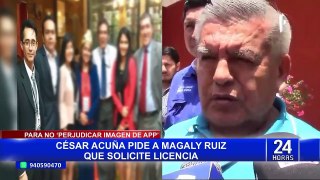 Caso Mochasueldo: APP no tomará medidas disciplinarias contra parlamentaria Magaly Ruiz