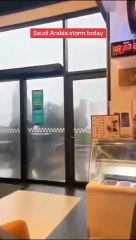 Rain and Storm in Saudi Arabia