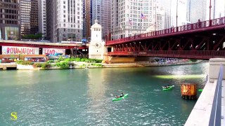 CHICAGO 4K Ultra HD 60fps DRONE Video With Relaxing Music  Chicago The Largest City in USA 4k video