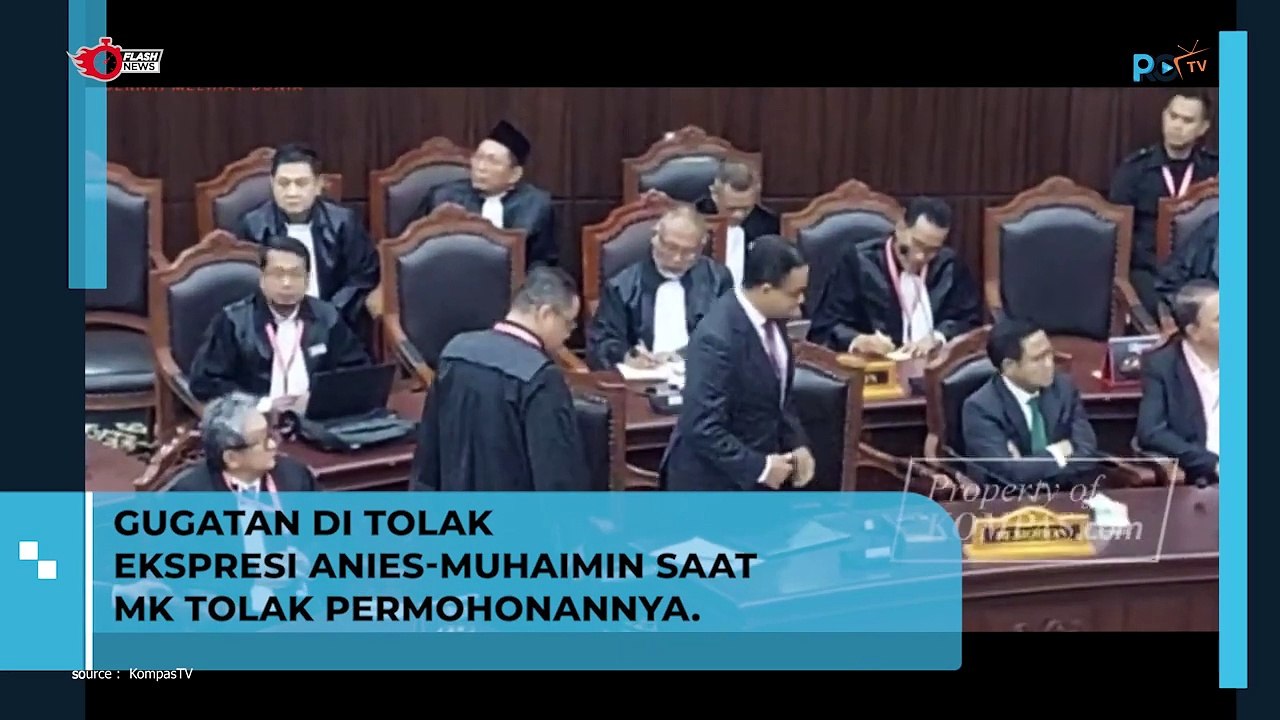 Begini Ekspresi Anies Saat MK Tolak Permohonannya