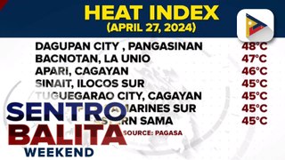 Ilang lugar sa bansa, makararanas ng 'danger level' na heat index ngayong araw