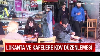 Lokanta ve kafelere KDV düzenlemesi