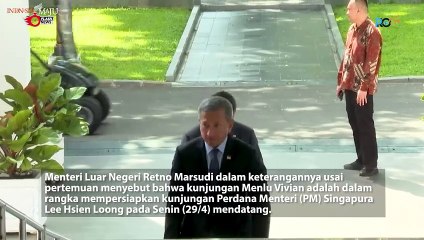 Presiden Jokowi Terima Kunjungan Kehormatan Menlu Singapura Guna Persiapkan Kedatangan PM Lee untuk Pembahasan Isu Penting