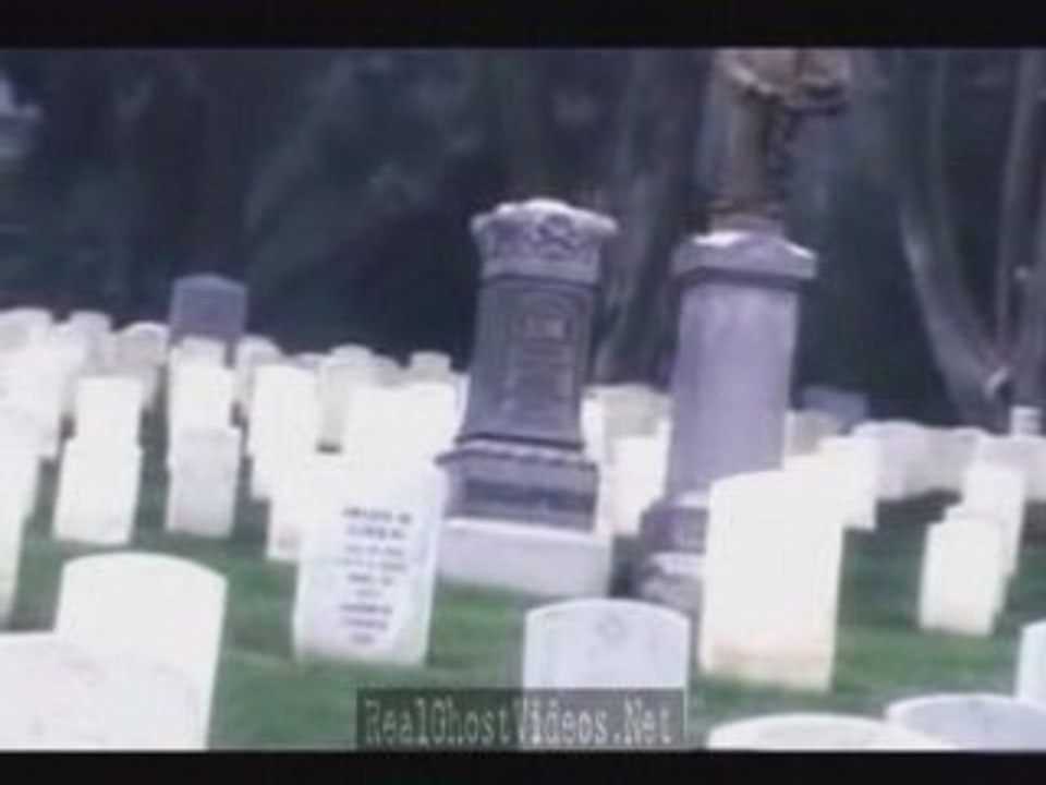 Ghost In Cemetary - day light