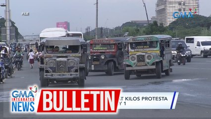 PISTON, magti-tigil-pasada at kilos protesta mula Apr. 29 hanggang May 1 | GMA Integrated News Bulletin