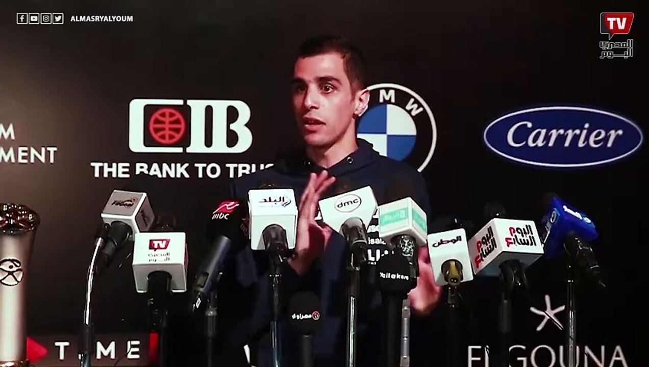 علي فرج: سعيد بالتتويج ببطولة الجونة وأشكر الجماهير على الدعم