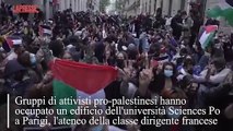 Parigi, studenti pro-Palestina occupano l'università di Science Po