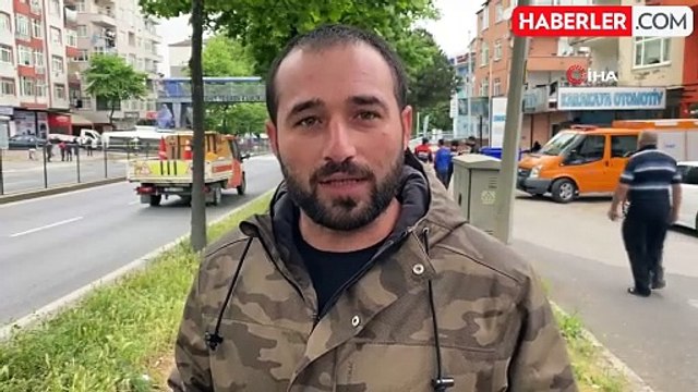 30 ton benzin yüklü tankerin kaza anı kameraya yansıdı