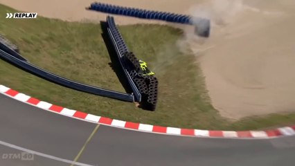 DTM 2024 Oschersleben Q1 Thiim Big Off Crashes