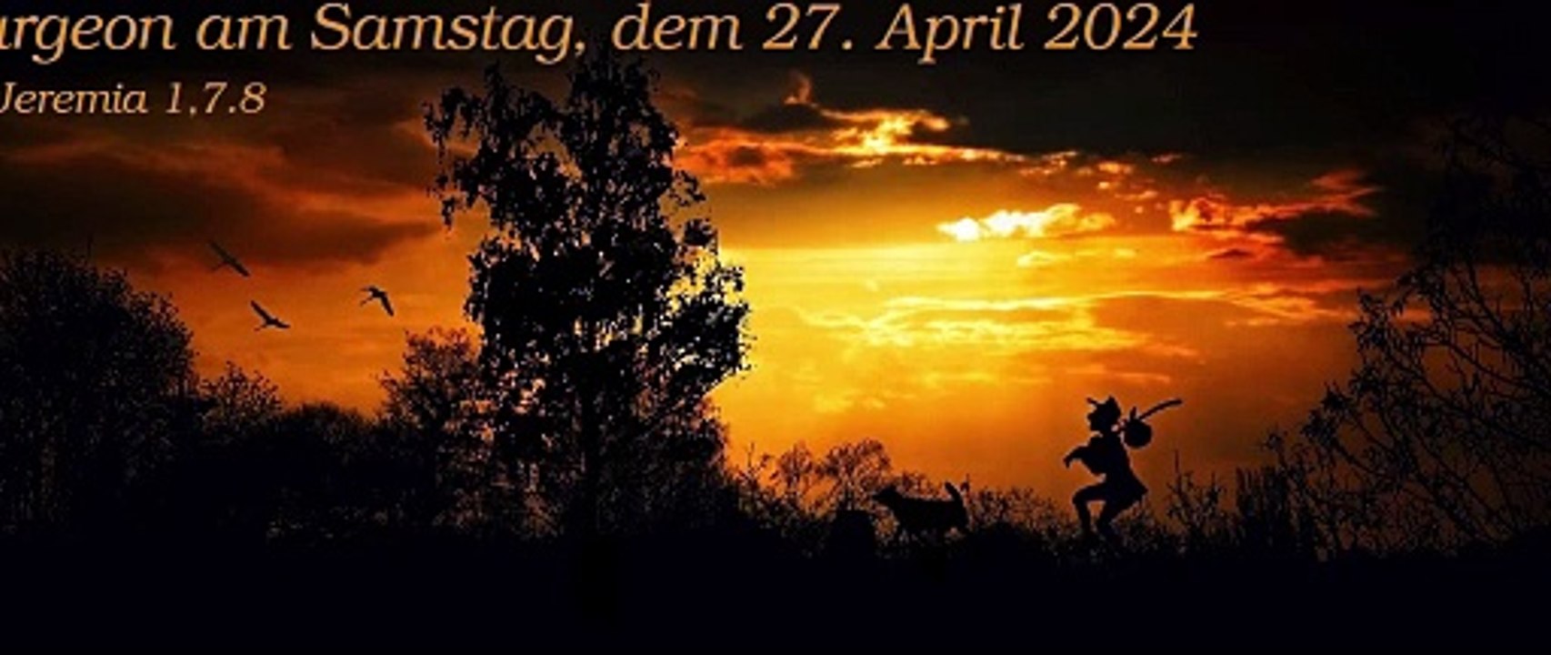 Spurgeon am Samstag, dem 27. April 2024