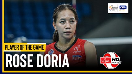 PVL Player of the Game Highlights: Roselyn Doria finishes strong for Cignal