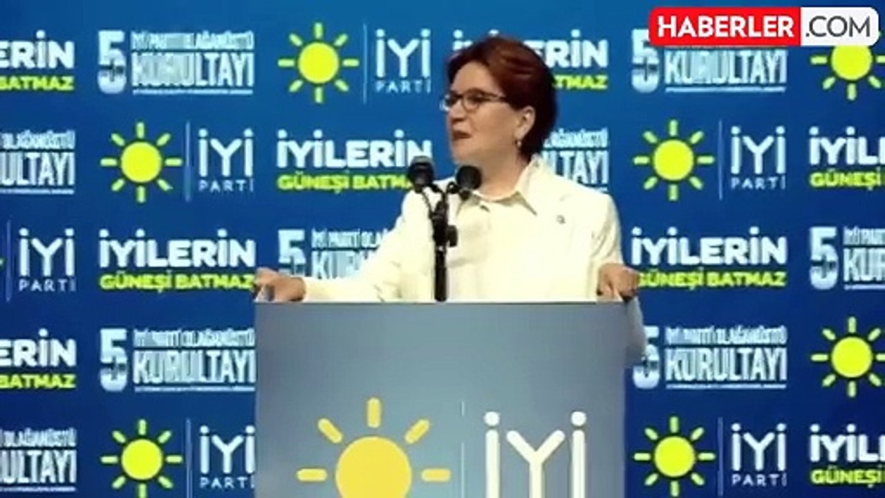 İYİ Parti'de kurultay günü! Meral Akşener, Kennedy'nin meşhur sözüyle veda etti