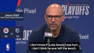 Kidd calms fears about Doncic injury