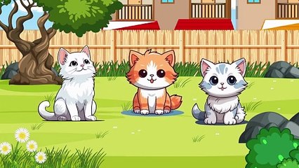 Meow Kitty Song - Super Easy Song for Kids - Nursery Rhyme